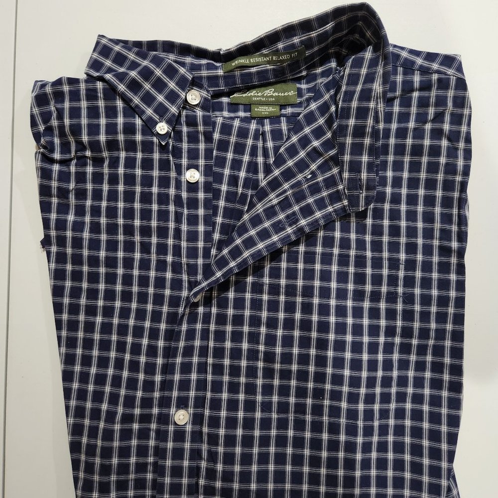 Eddie Bauer XXL Men's Long Sleeve Dress Shirt